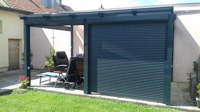 Pergola s roletami